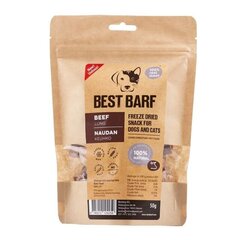 Best barf külmkuivatatud maius veisekops 50g hind ja info | Kuivtoit koertele | kaup24.ee