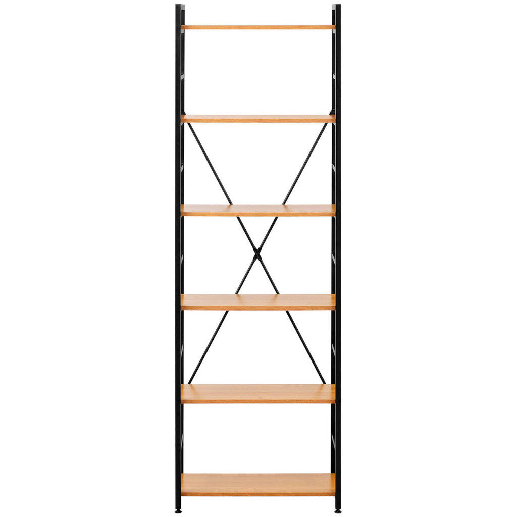 Raamaturiiuli kaunistus loft industrial max 150 kg 6 RIIULIT 10143711 hind ja info | Riiulid | kaup24.ee