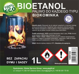 Bioalkohol bioetanool BIO kütus biokaminale 1L 10091941 hind ja info | Käsitööriistad | kaup24.ee