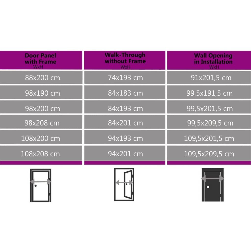 vidaXL välisuks, alumiinium ja PVC, antratsiithall, 100 x 210 cm цена и информация | Siseuksed | kaup24.ee