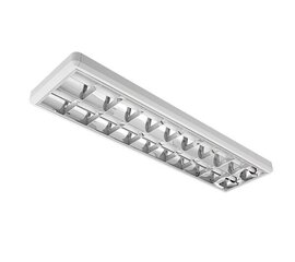 valgustusseade lena-v koos led-toruga (1200mm) 2x18w 4000k pindpaigaldusega 1200/300 tüüp v hind ja info | Süvistatavad ja LED valgustid | kaup24.ee