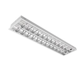 светильник lena-v с led трубкой(1200мм) 2x18w 6200k встраиваемый монтаж 1195/295 тип v цена и информация | Монтируемые светильники, светодиодные панели | kaup24.ee