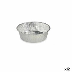 Fondue komplekt Ühekordseks kasutamiseks Ringjas Alumiinium 25 x 8 x 25 cm (12 Ühikut) hind ja info | Toidu säilitusnõud | kaup24.ee