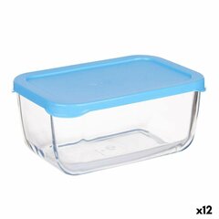 Судок SNOW BOX Синий Прозрачный Cтекло полиэтилен 790 ml (12 штук) цена и информация | Посуда для хранения еды | kaup24.ee