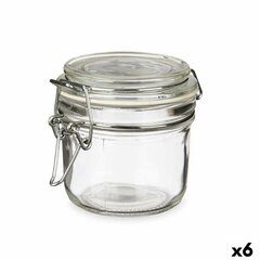 яс Прозрачный Металл Cтекло Силикон 180 ml 11,5 x 8,5 x 8,5 cm (6 штук) цена и информация | Посуда для хранения еды | kaup24.ee