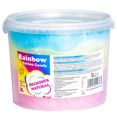 Värviline vikerkaare suhkruvatt Rainbow Cotton Candy 3L hind ja info | Köögitarbed | kaup24.ee