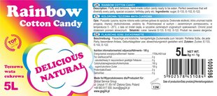 Красочная радужная сладкая вата Rainbow Cotton Candy 5л цена и информация | Столовые и кухонные приборы | kaup24.ee