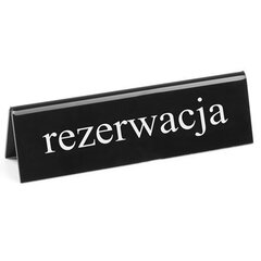 Двусторонняя информационная табличка RESERVATION, материал оргстекло PL - Hendi 663523 цена и информация | Столовые и кухонные приборы | kaup24.ee