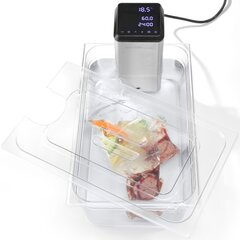 Крышка из поликарбоната с вырезом для Sous-Vide для контейнеров GN 1/1 - Hendi 864203 цена и информация | Столовые и кухонные приборы | kaup24.ee