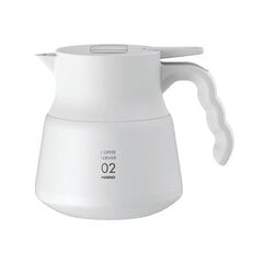 Hario isoleeritud roostevabast terasest server V60-02 PLUS valge - 600ml hind ja info | Kohvikannud, teekannud | kaup24.ee