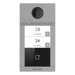 HikVision 2 nupuga metallist villaukse jaam DS-KV8213-WME1 DS-KV8213-WME1(C) цена и информация | Домофоны | kaup24.ee