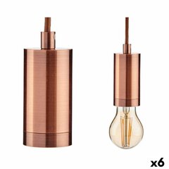 Потолочный светильник Бронзовый Металл 60 W 9,5 x 9,5 x 9,7 cm (6 штук) цена и информация | Настенные светильники | kaup24.ee