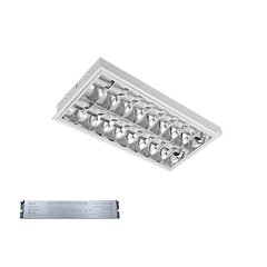 lena-v с led (600мм) 2x9w 4000k встраиваемый монтаж 595x295мм с блоком цена и информация | Светодиодные ленты | kaup24.ee