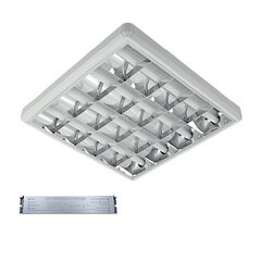 lena-v с led (600мм) 4x9w 4000k поверхностный монтаж 630x630мм с блоком цена и информация | Светодиодные ленты | kaup24.ee