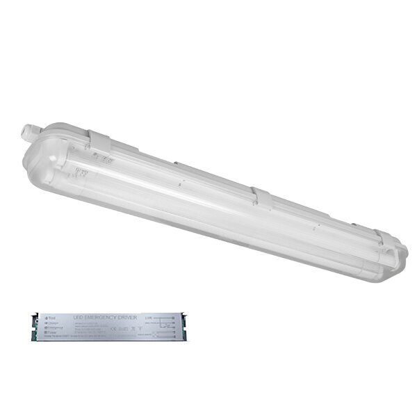 bella valgusti led-toruga(1500mm) 2x24w 6200k-6500k ip65 koos plokiga hind ja info | Süvistatavad ja LED valgustid | kaup24.ee