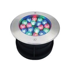 светодиодный подводный светильник 18w rgb, ip68 с пультом цена и информация | Монтируемые светильники, светодиодные панели | kaup24.ee