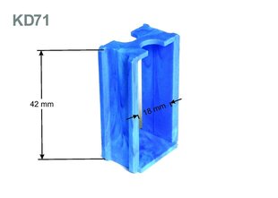 Modulaarne karbiühendus 71 mm - KD 71 hind ja info | Valvesüsteemi tarvikud | kaup24.ee