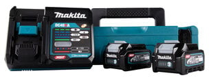 Komplekt Makita XGT 40 V, 2 x BL4025 + DC40RA laadija + MakPac цена и информация | Механические инструменты | kaup24.ee