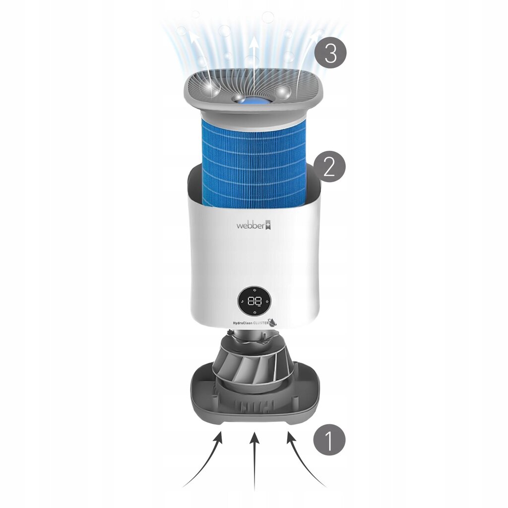 Webber HH3002 aurustav õhuniisutaja hind ja info | Õhuniisutajad | kaup24.ee