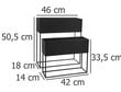 Teleskoopiline dolcedo duširiiul, bambus ja roostevaba teras, 31 x 65-275 x 23 cm, Wenko цена и информация | Hoiukastid ja -korvid | kaup24.ee