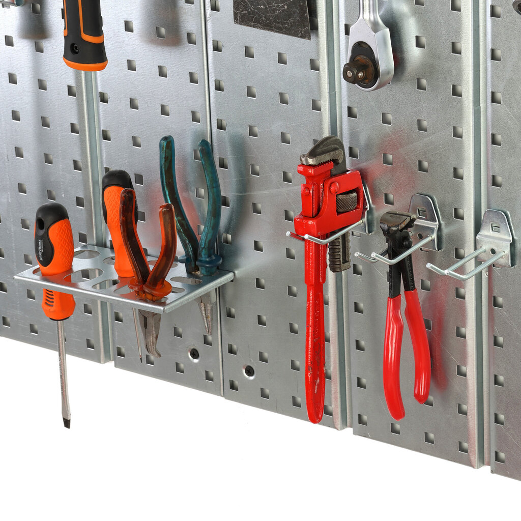 Tööriistasein 156x72 Pudel Tool Pegboard hind ja info | Tööriistakastid, tööriistahoidjad | kaup24.ee