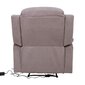 Tugitool-recliner Home4You Lowri, pruun hind ja info | Tugitoolid ja tugitoolvoodid | kaup24.ee