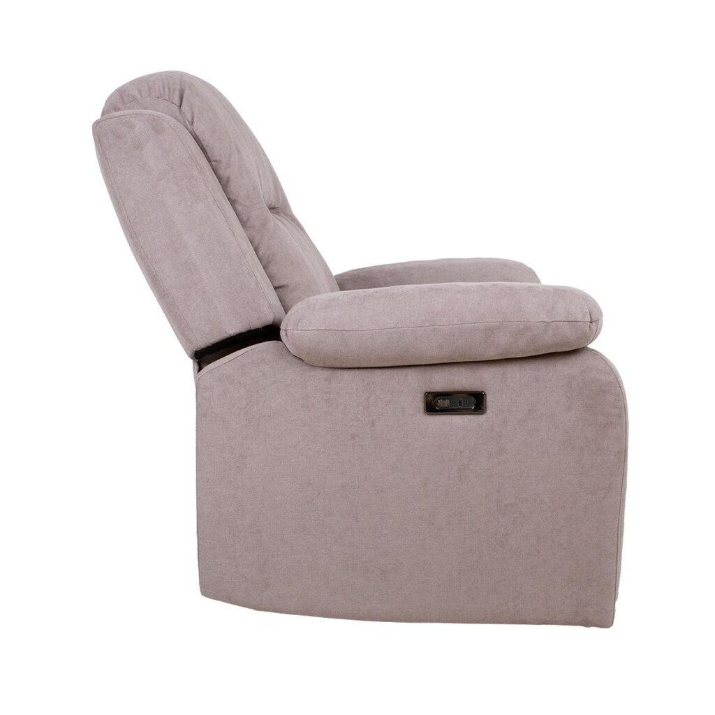 Tugitool-recliner Home4You Lowri, pruun hind ja info | Tugitoolid ja tugitoolvoodid | kaup24.ee