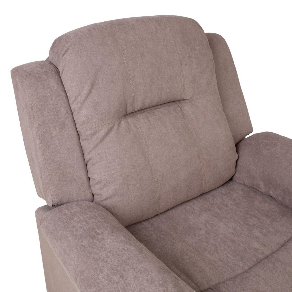 Tugitool-recliner Home4You Lowri, pruun hind ja info | Tugitoolid ja tugitoolvoodid | kaup24.ee