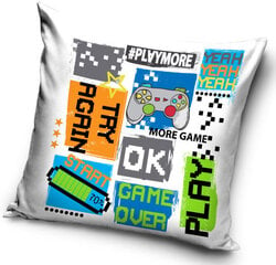 Dekoratiivne padi Gamer 40*40 cm hind ja info | Dekoratiivpadjad ja padjakatted | kaup24.ee