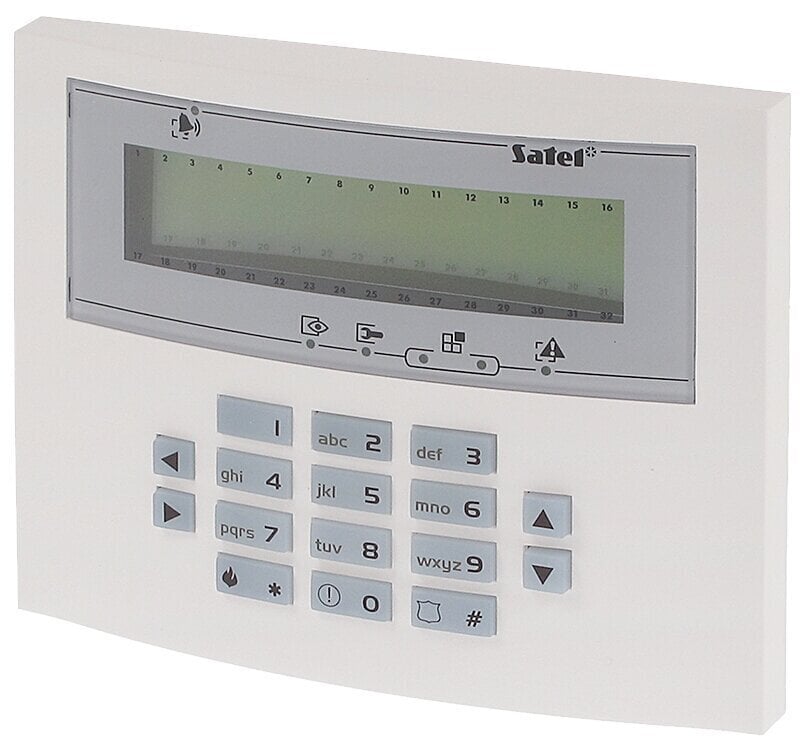 HÄIRETE JUHTPANEELI KLAVASTIK INT-KLCDL-GR SATEL цена и информация | Valvesüsteemid, kontrollerid | kaup24.ee