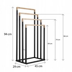 Строится вешалка для одежды Wood цена и информация | Аксессуары для ванной комнаты | kaup24.ee