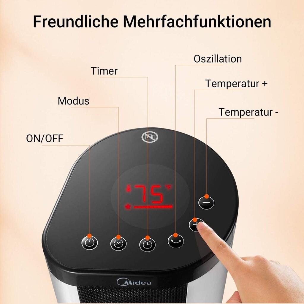 Midea Soojendusventilaator NTH20-17BR hind ja info | Küttekehad | kaup24.ee