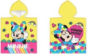 Детское полотенце Disney Minnie Yellow Poncho 50x100 cm цена и информация | Полотенца | kaup24.ee