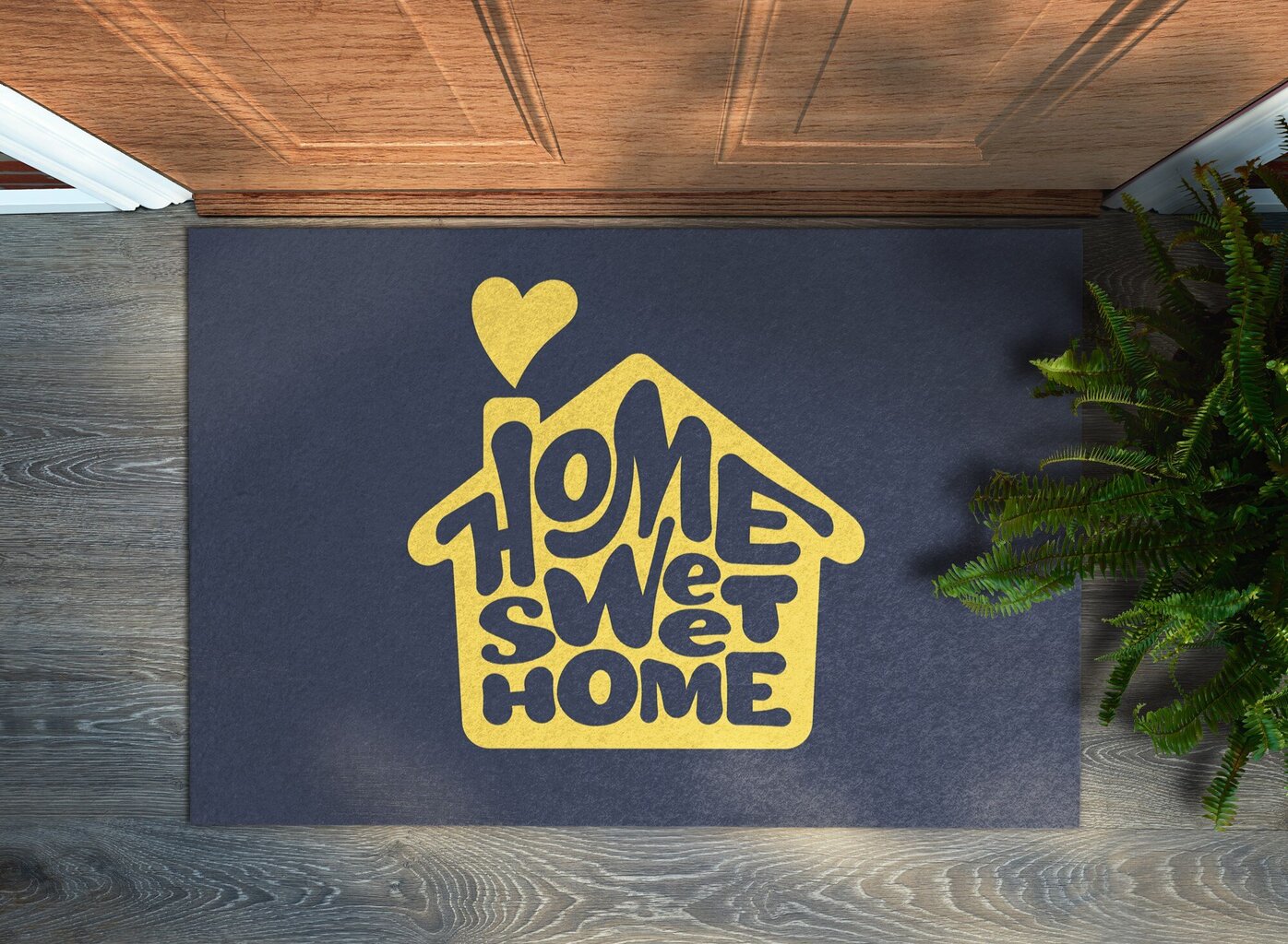 Uksematt Home Sweet Home, 90x60 cm цена и информация | Uksematid | kaup24.ee