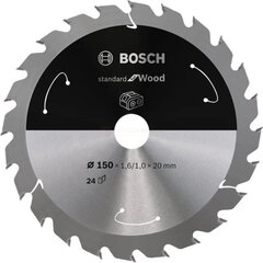 Saeketas Bosch 150 x 20/16 x 1,6 mm z24 - Standard for Wood hind ja info | Käsitööriistad | kaup24.ee