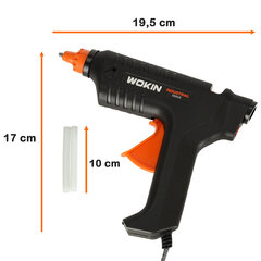 Pistolet do kleju klejenia na gorąco 15W + wkłady 11,2mm цена и информация | Механические инструменты | kaup24.ee