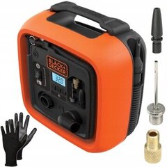 Black+Decker ASI400-XJ autokompressor 12 V 11 bar hind ja info | Kompressorid | kaup24.ee