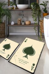 Vonios komplektas (2 vienetai) Playing Cards цена и информация | Аксессуары для ванной комнаты | kaup24.ee