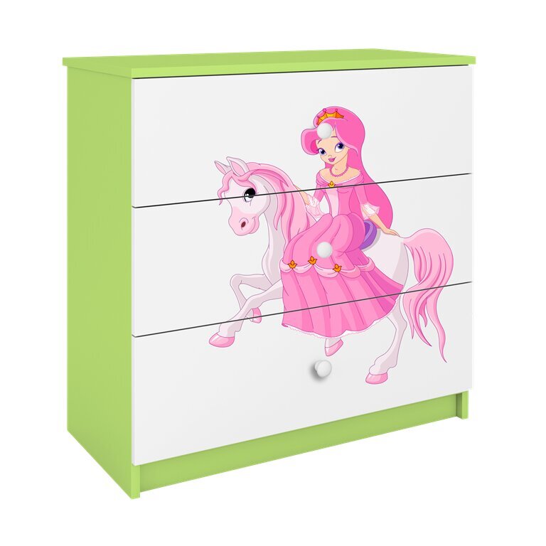 Roheline Dresser Babydreams printsess hind ja info | Kummutid | kaup24.ee