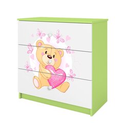 Roheline Dresser Babydreams kaisukaru hind ja info | Kummutid | kaup24.ee