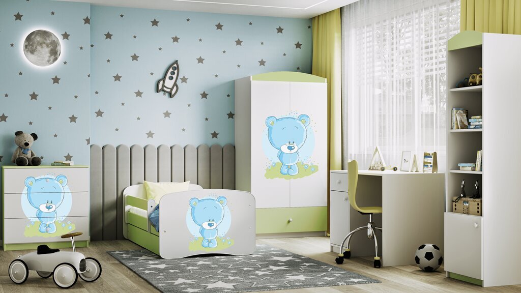 Roheline Dresser Babydreams kaisukaru hind ja info | Kummutid | kaup24.ee