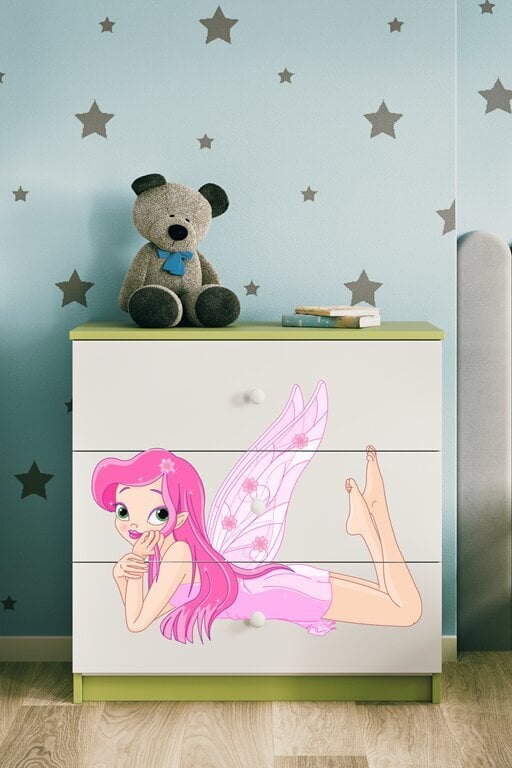 Roheline Dresser Babydreams haldjas hind ja info | Kummutid | kaup24.ee