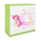 Roheline Dresser Babydreams haldjas hind ja info | Kummutid | kaup24.ee