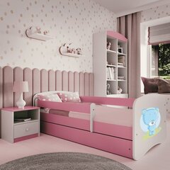 Розовая кровать babydreams без ящика и матраса 160/80 цена и информация | Детские кровати | kaup24.ee