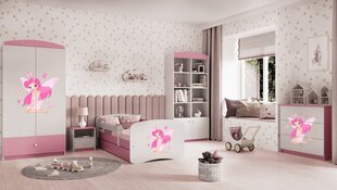 Babydreams розовая кровать с ящиком, без матраса 160/80 цена и информация | Детские кровати | kaup24.ee