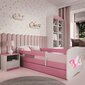 Babydreams roosa sahtlita voodi, madratsiga 140/70 hind ja info | Lastevoodid | kaup24.ee