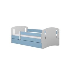Синяя кровать классик 2 с ящиком, без матраса 140/80 цена и информация | Детские кровати | kaup24.ee