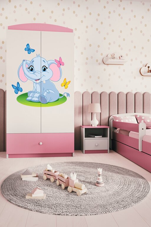 Roosa riidekapp Babydreams elevant hind ja info | Kapid | kaup24.ee