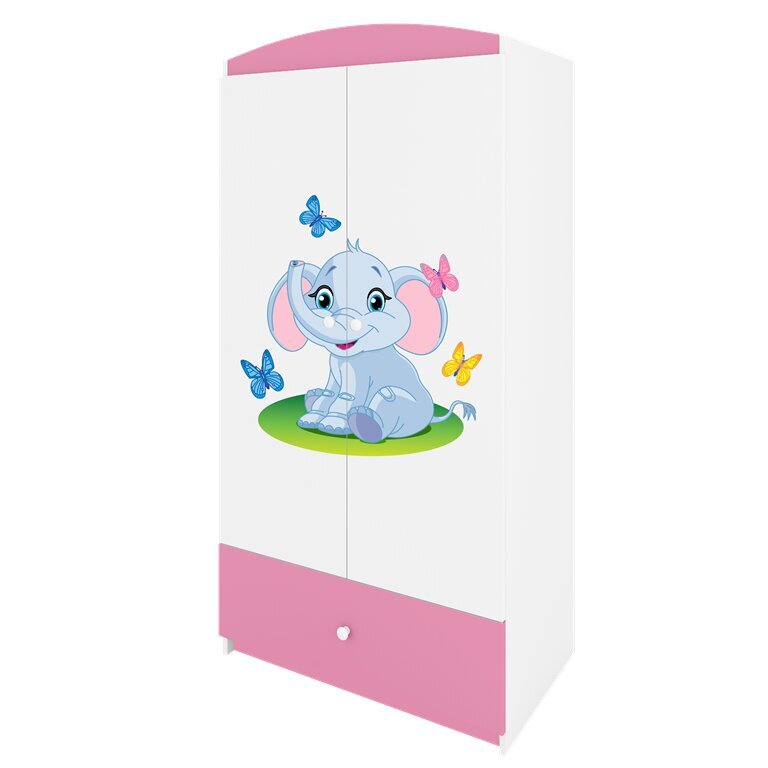 Roosa riidekapp Babydreams elevant hind ja info | Kapid | kaup24.ee