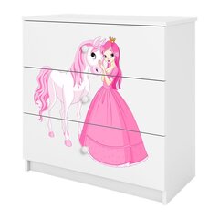 Valge Dresser Babydreams printsess hobusega hind ja info | Kummutid | kaup24.ee